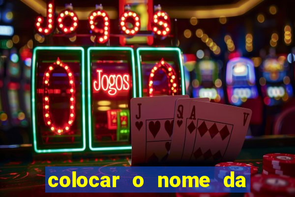 colocar o nome da pessoa no congelador