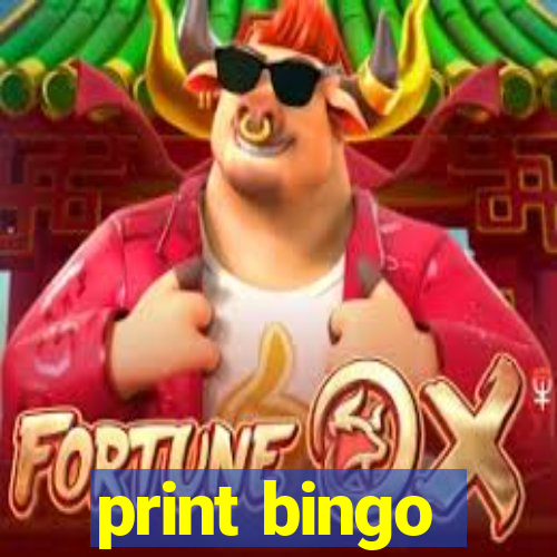 print bingo