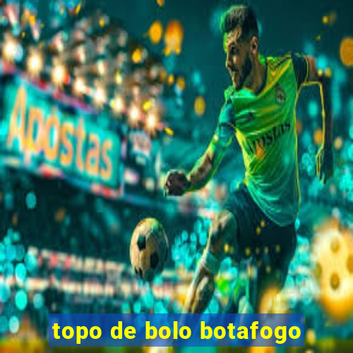 topo de bolo botafogo