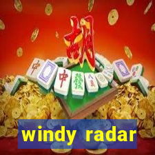 windy radar