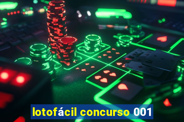 lotofácil concurso 001