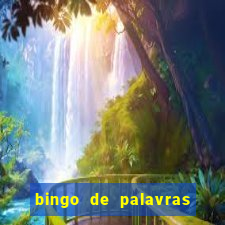 bingo de palavras de natal